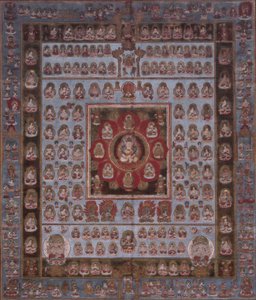 Mandala of the Two Realms (Kongokai), Senkoji, Tonami, Toyama, Japan by Unbekannt Unbekannt
